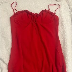White Fox Boutique Red Camisole Top